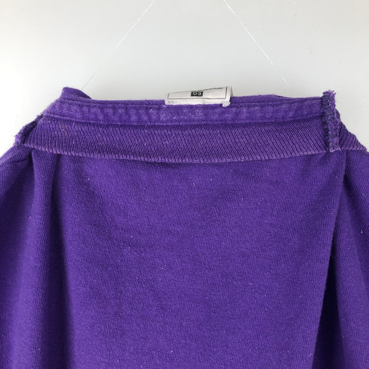 Calvin Klein Jeans Short-Sleeve Logo T-Shirt, Made in Canada, Men's Size XL (approx.) cotton purple type Vintage Second Hand