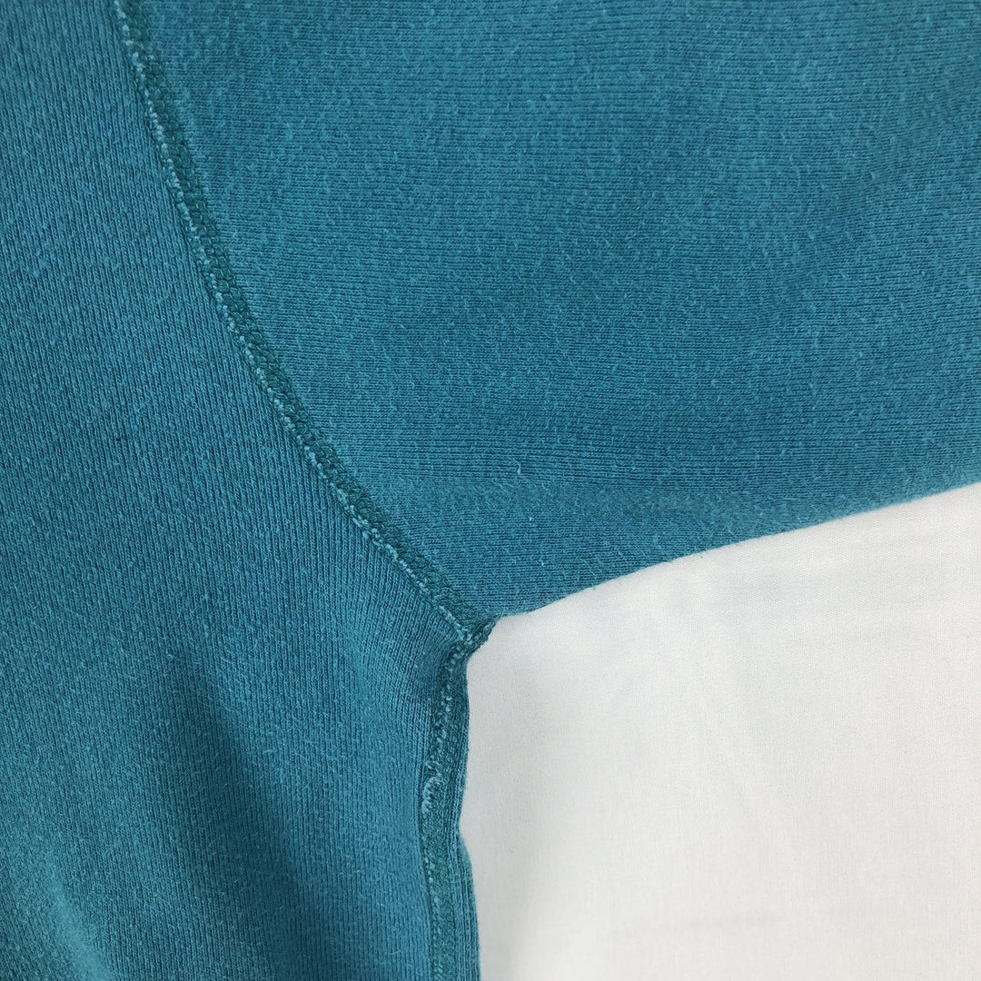 90'S LLBean Henley neck short sleeve T-shirt, men's XL size, vintage unclear blue type Vintage Second Hand