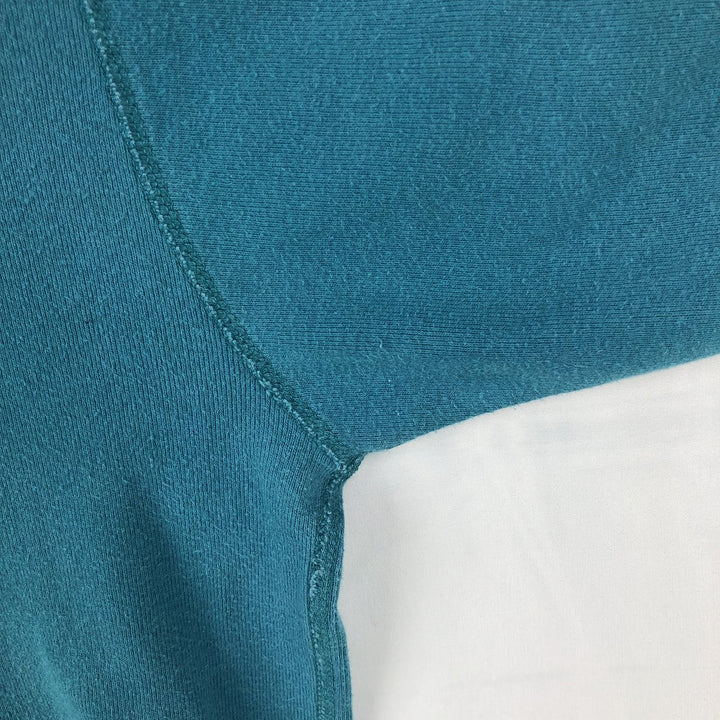90'S LLBean Henley neck short sleeve T-shirt, men's XL size, vintage unclear blue type Vintage Second Hand