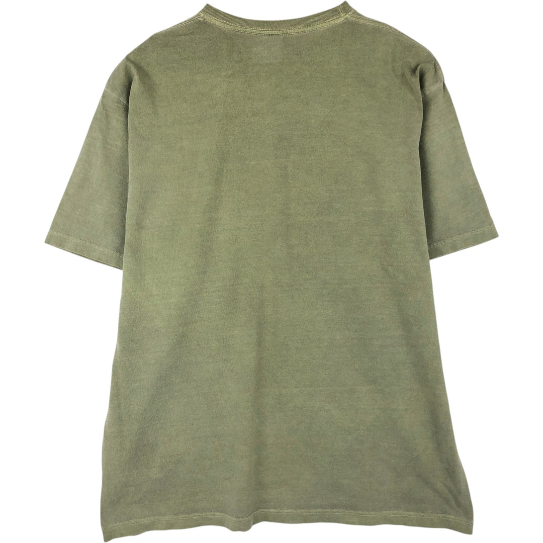 Ralph Lauren CHAPS Short-Sleeve Logo T-Shirt, Men's Size L (approx.) cotton Khaki type Vintage Second Hand