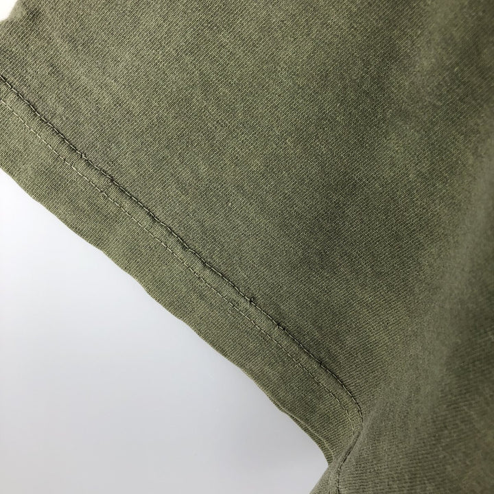 Ralph Lauren CHAPS Short-Sleeve Logo T-Shirt, Men's Size L (approx.) cotton Khaki type Vintage Second Hand
