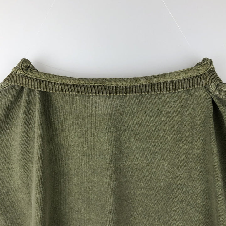 Ralph Lauren CHAPS Short-Sleeve Logo T-Shirt, Men's Size L (approx.) cotton Khaki type Vintage Second Hand