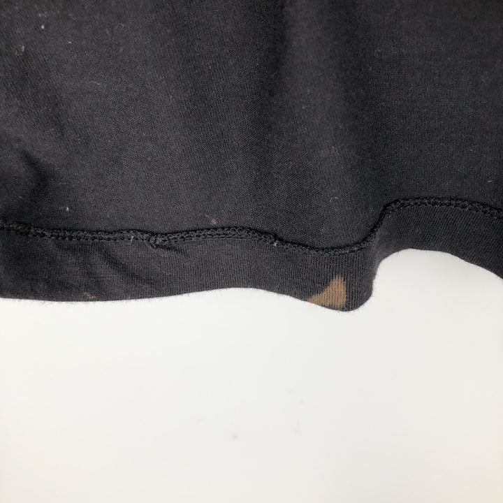 Ralph Lauren POLO SPORT fish print short-sleeved T-shirt, made in the USA, men's size L equivalent. cotton black type Vintage Second Hand