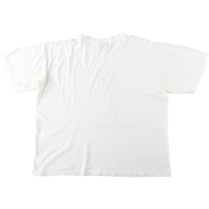 90'S TSI Print T-Shirt, Men's XL equivalent, Vintage cotton white type Vintage Second Hand