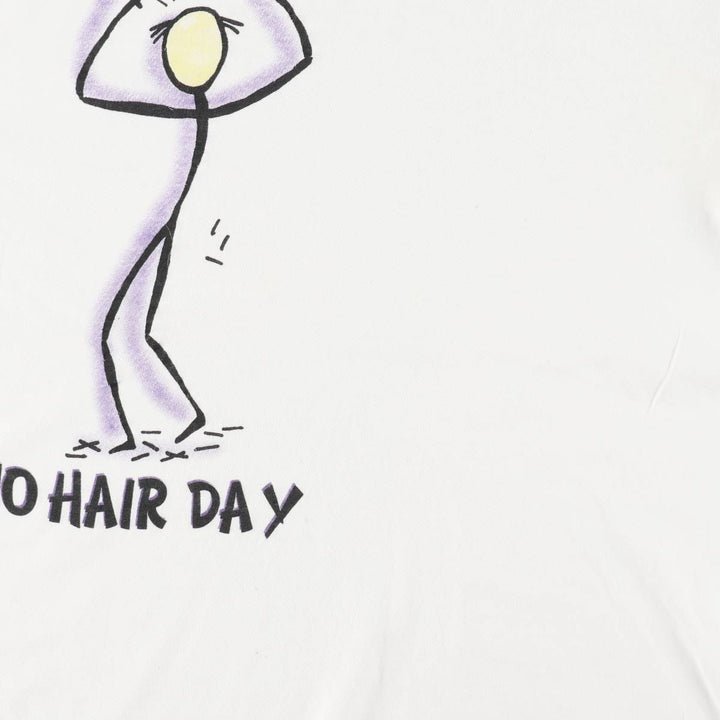 90'S TSI Print T-Shirt, Men's XL equivalent, Vintage cotton white type Vintage Second Hand