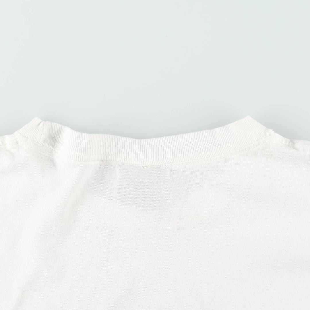 90'S TSI Print T-Shirt, Men's XL equivalent, Vintage cotton white type Vintage Second Hand