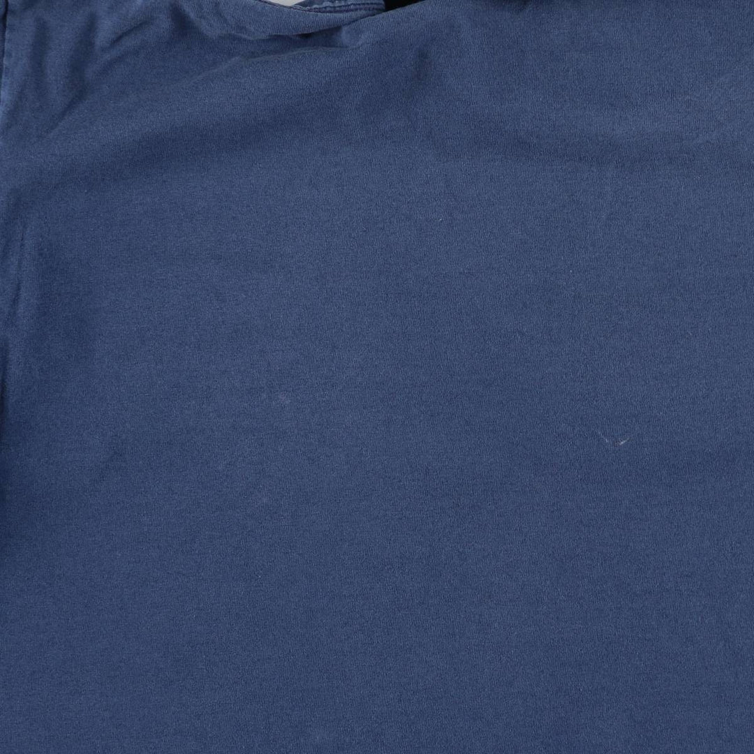 90'S Lee SPORT Print T-Shirt, Made in USA, Men's XL equivalent, Vintage cotton navy blue type Vintage Second Hand