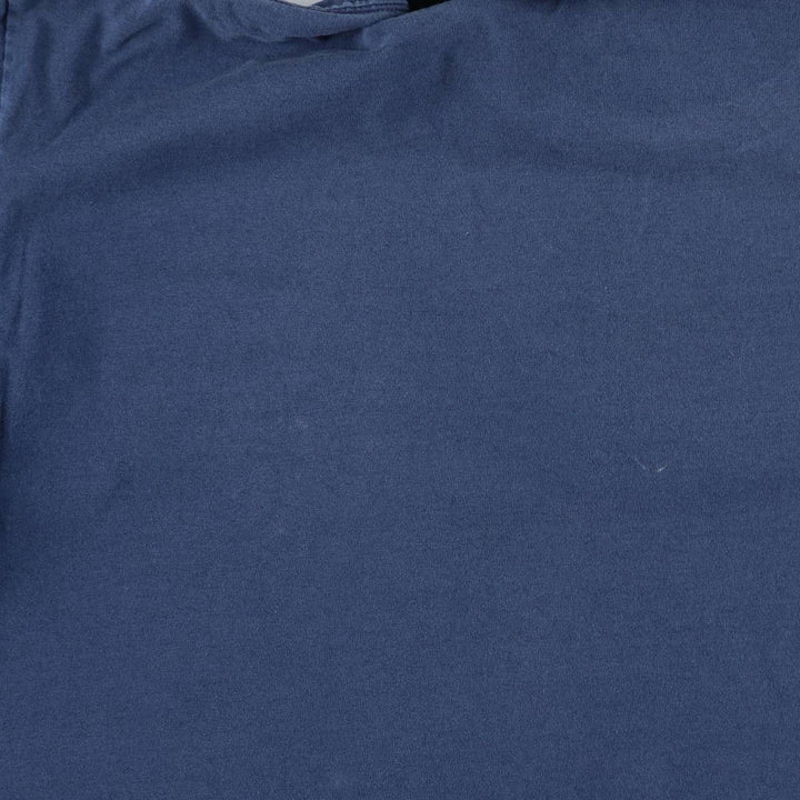 90'S Lee SPORT Print T-Shirt, Made in USA, Men's XL equivalent, Vintage cotton navy blue type Vintage Second Hand