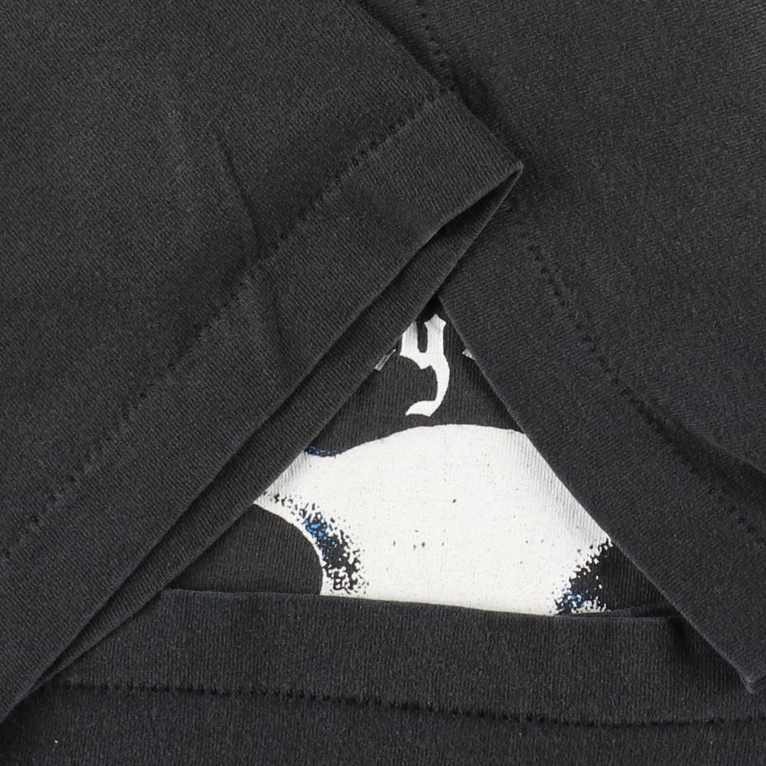 90'S Fruit of the Loom The Bull and Whistle Print T-Shirt, Made in USA, Men's Size L (approx.), Vintage cotton black type Vintage Second Hand
