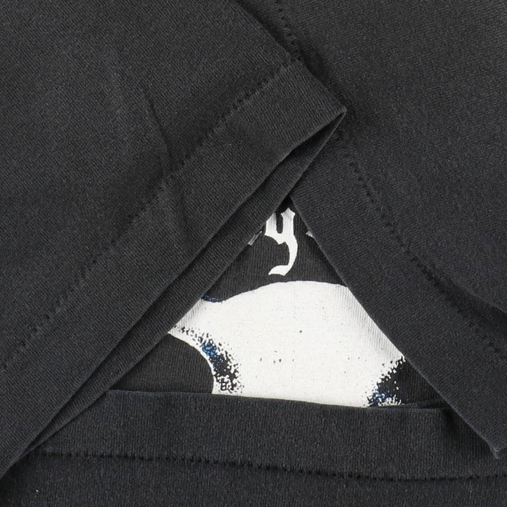 90'S Fruit of the Loom The Bull and Whistle Print T-Shirt, Made in USA, Men's Size L (approx.), Vintage cotton black type Vintage Second Hand