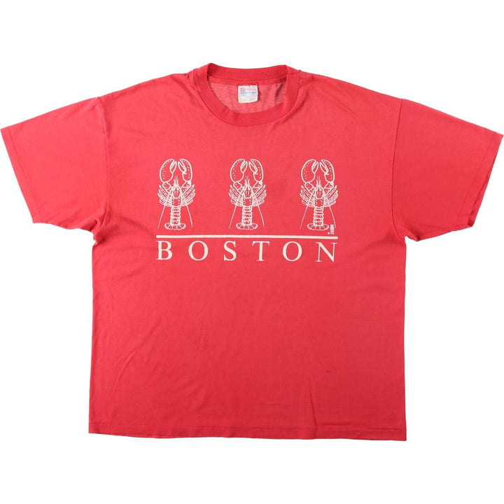90'S Hanes HEAVYWEIGHT 50 cotton pink type Vintage Second Hand