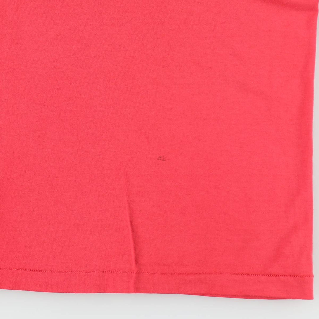 90'S Hanes HEAVYWEIGHT 50 cotton pink type Vintage Second Hand