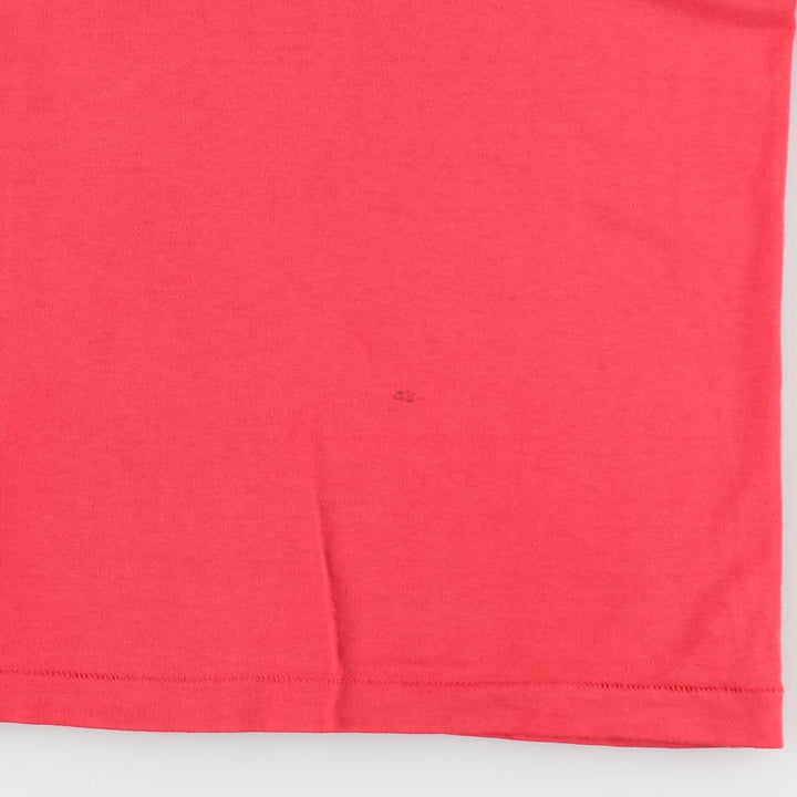 90'S Hanes HEAVYWEIGHT 50 cotton pink type Vintage Second Hand