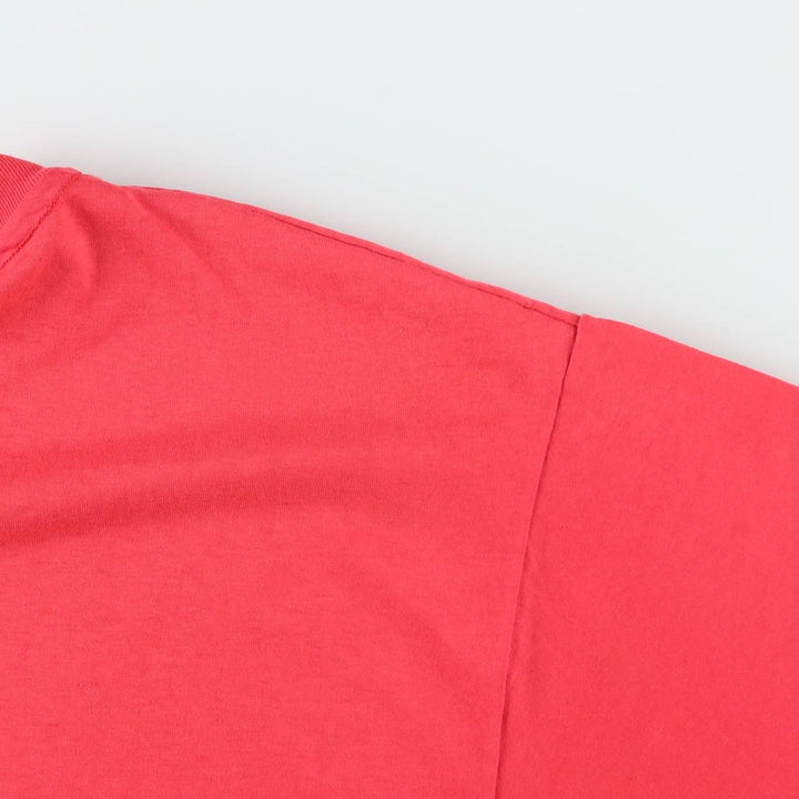 90'S Hanes HEAVYWEIGHT 50 cotton pink type Vintage Second Hand
