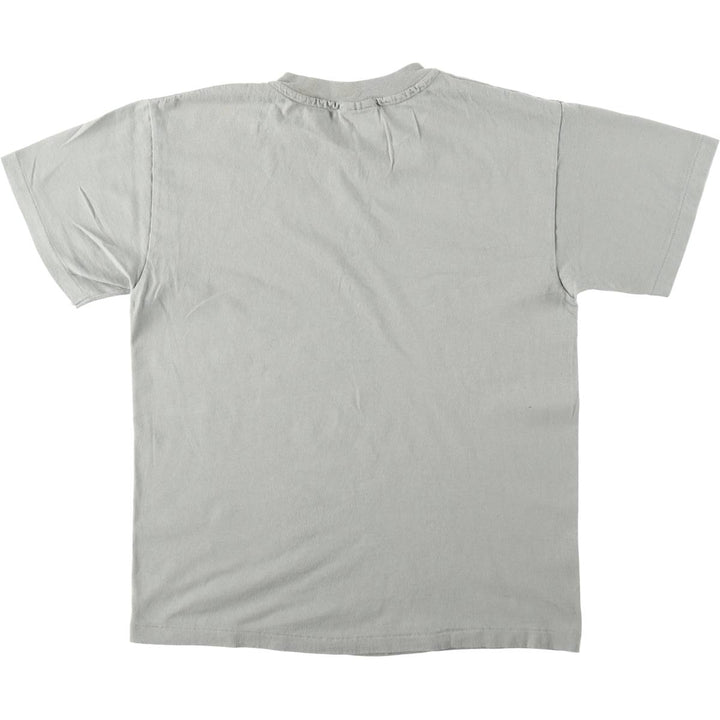90'S Hanes Heavyweight Beverly Hills Print T-Shirt, Made in USA, Men's Size M (approx.), Vintage cotton Khaki type sage green Vintage Second Hand