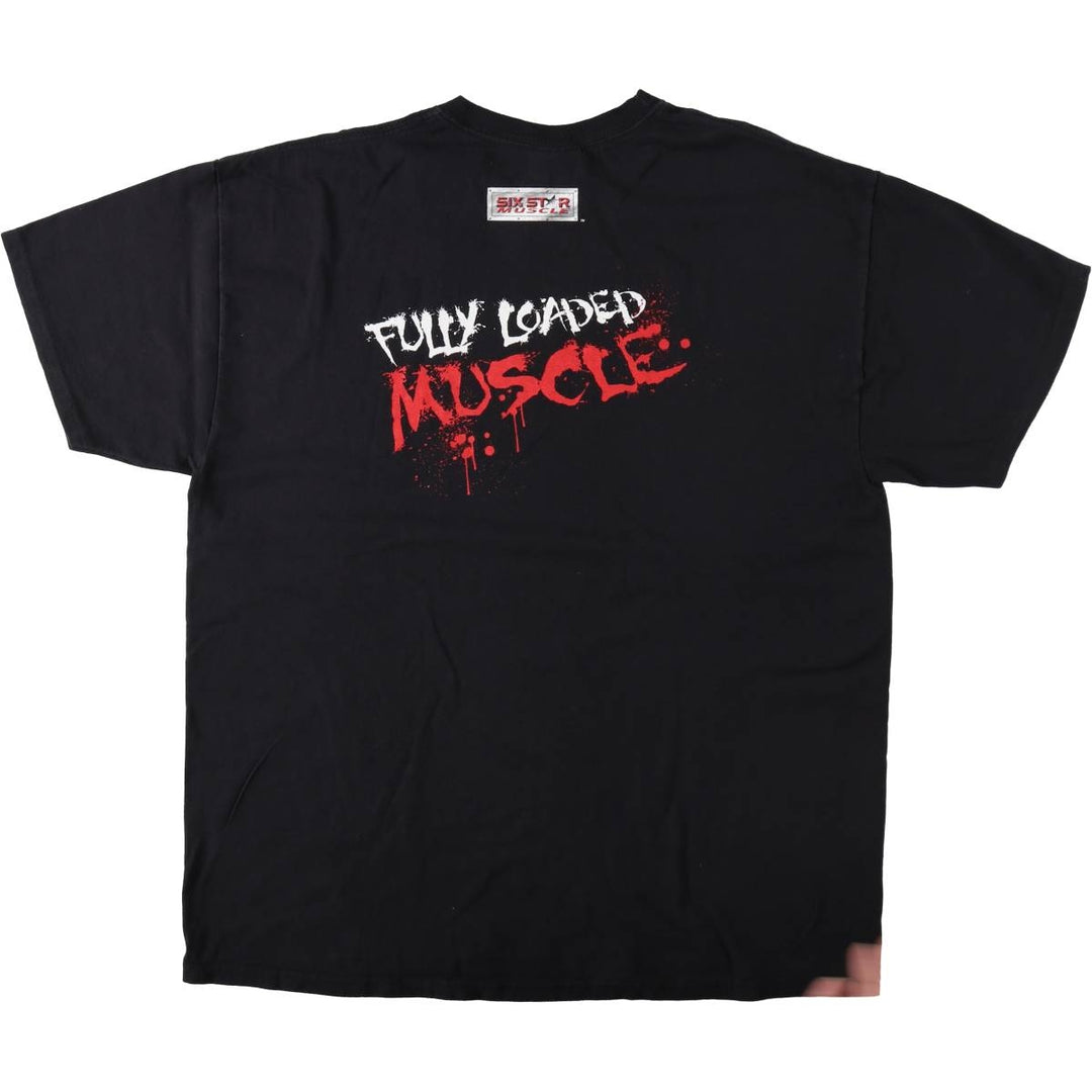 90s-00'S Hanes Heavyweight Printed T-Shirt, Men's Size XL (approx.) cotton black type Vintage Second Hand