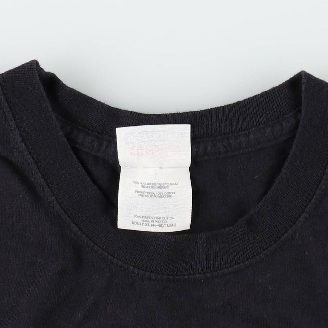 90s-00'S Hanes Heavyweight Printed T-Shirt, Men's Size XL (approx.) cotton black type Vintage Second Hand