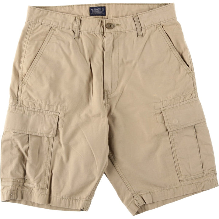 Levi's cargo shorts, men's size W32 (approx.) cotton Beige type Vintage Second Hand