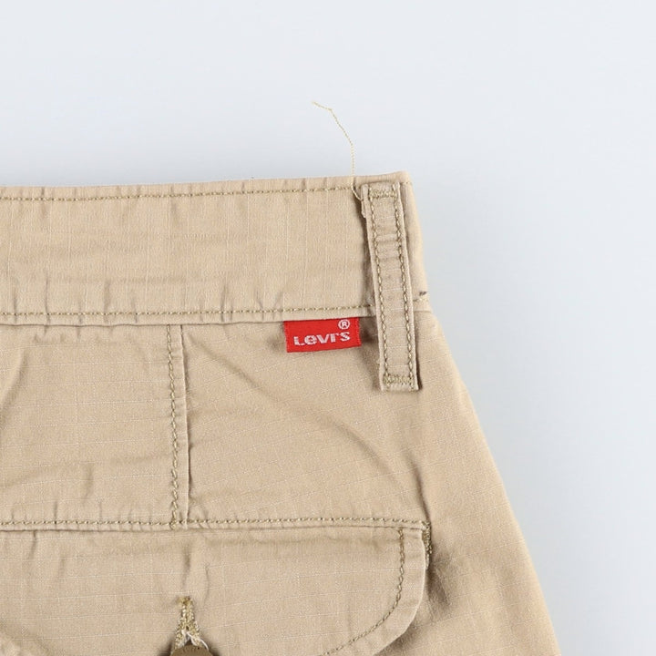 Levi's cargo shorts, men's size W32 (approx.) cotton Beige type Vintage Second Hand