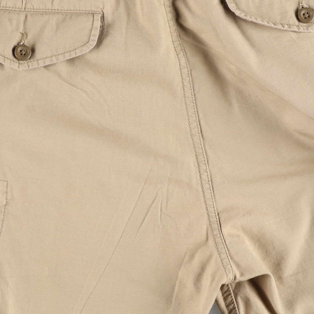 Levi's cargo shorts, men's size W32 (approx.) cotton Beige type Vintage Second Hand