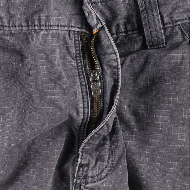 Carhartt Relaxed Fit Ripstop Cargo Shorts (Men's W36 equivalent) cotton gray type Vintage Second Hand