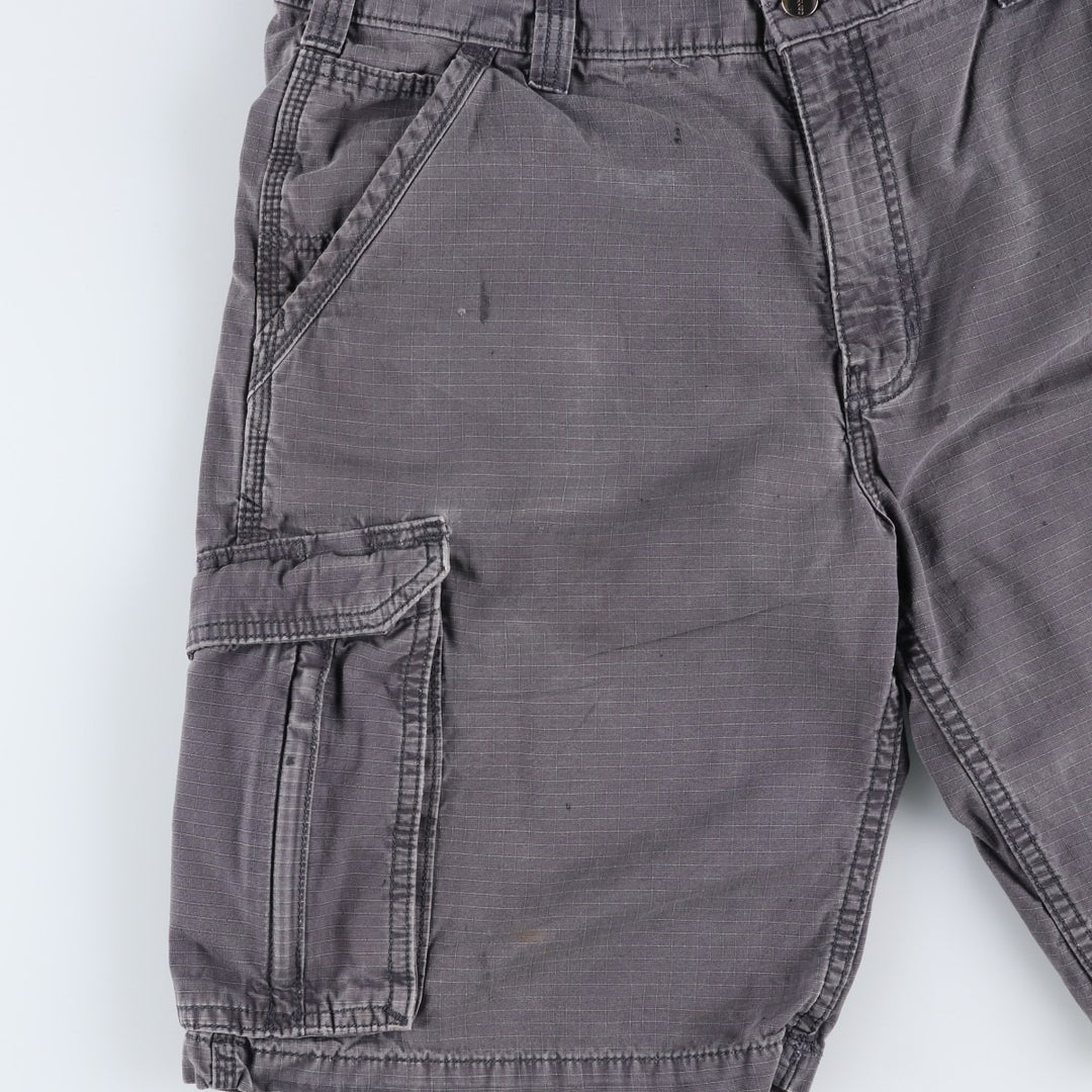 Carhartt Relaxed Fit Ripstop Cargo Shorts (Men's W36 equivalent) cotton gray type Vintage Second Hand