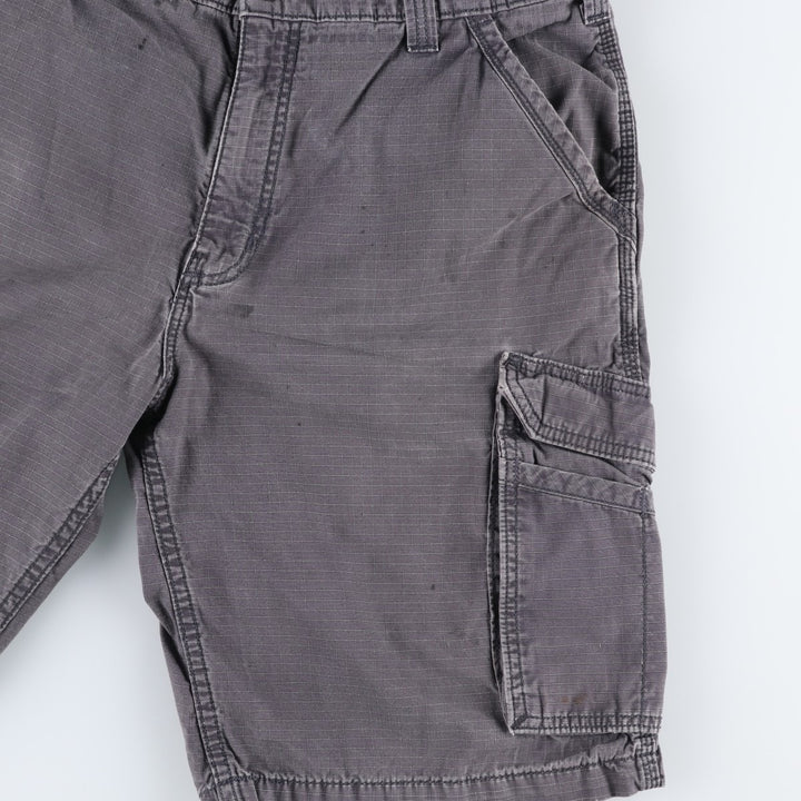 Carhartt Relaxed Fit Ripstop Cargo Shorts (Men's W36 equivalent) cotton gray type Vintage Second Hand