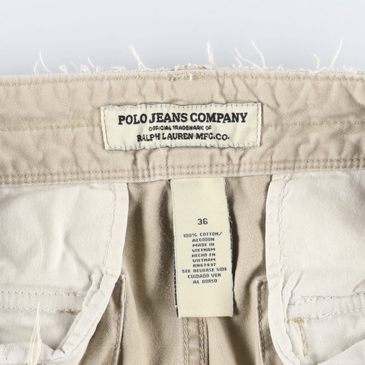 Ralph Lauren POLO by Ralph Lauren cargo shorts, half pants, men's w37 equivalent cotton Beige type Vintage Second Hand