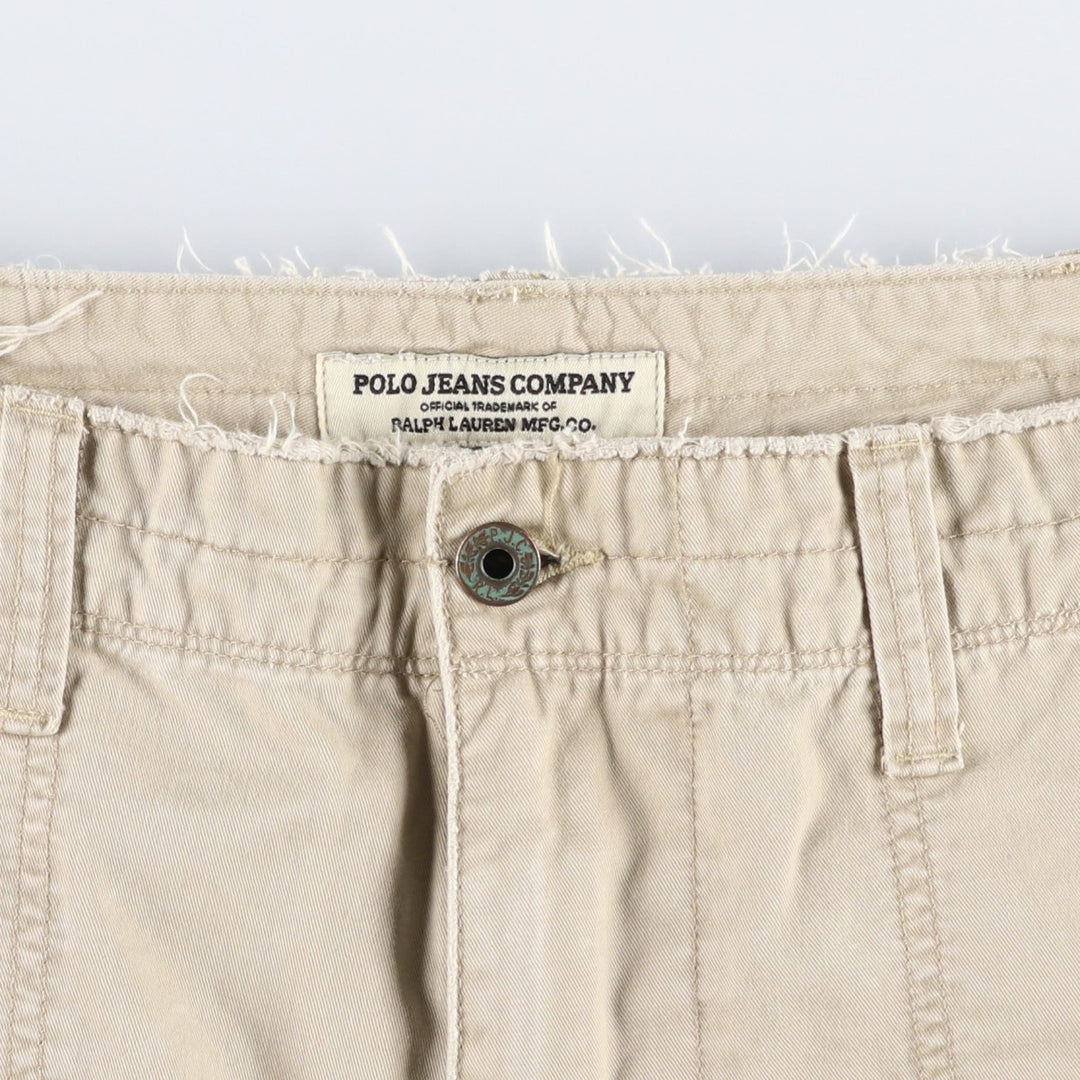 Ralph Lauren POLO by Ralph Lauren cargo shorts, half pants, men's w37 equivalent cotton Beige type Vintage Second Hand
