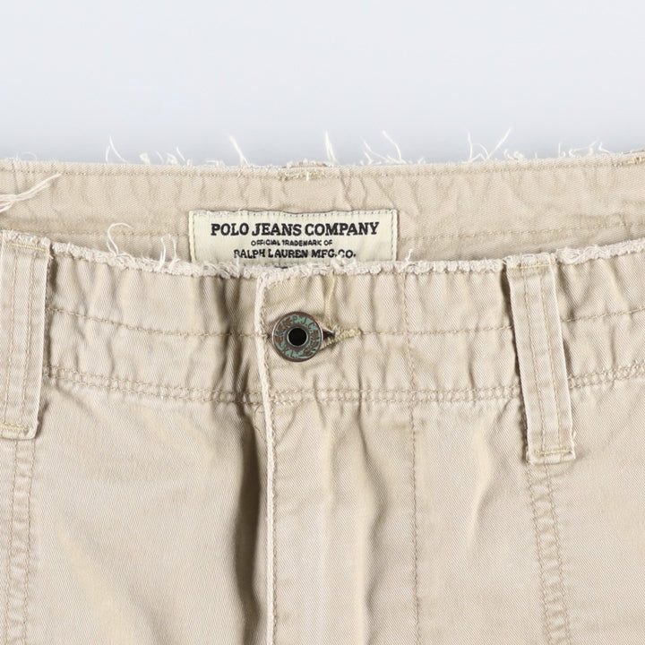 Ralph Lauren POLO by Ralph Lauren cargo shorts, half pants, men's w37 equivalent cotton Beige type Vintage Second Hand