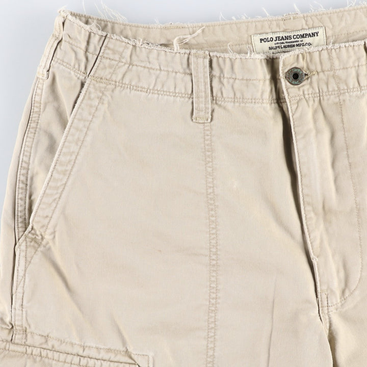 Ralph Lauren POLO by Ralph Lauren cargo shorts, half pants, men's w37 equivalent cotton Beige type Vintage Second Hand