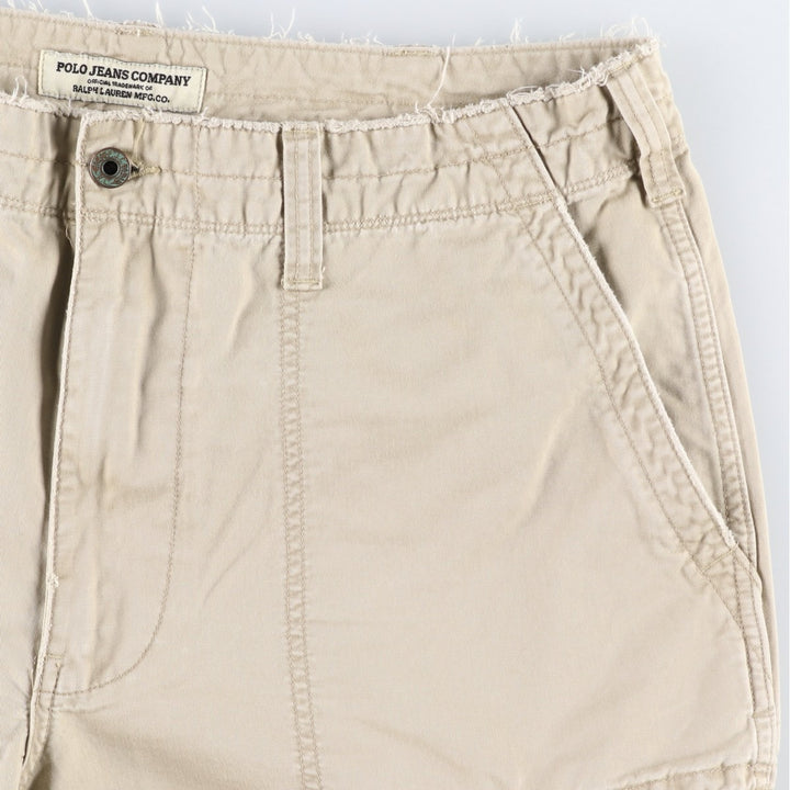 Ralph Lauren POLO by Ralph Lauren cargo shorts, half pants, men's w37 equivalent cotton Beige type Vintage Second Hand