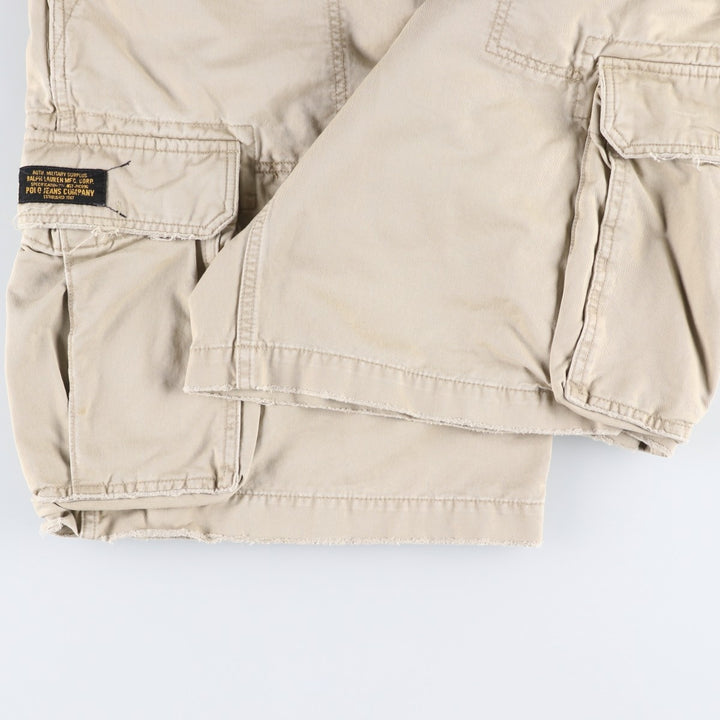 Ralph Lauren POLO by Ralph Lauren cargo shorts, half pants, men's w37 equivalent cotton Beige type Vintage Second Hand