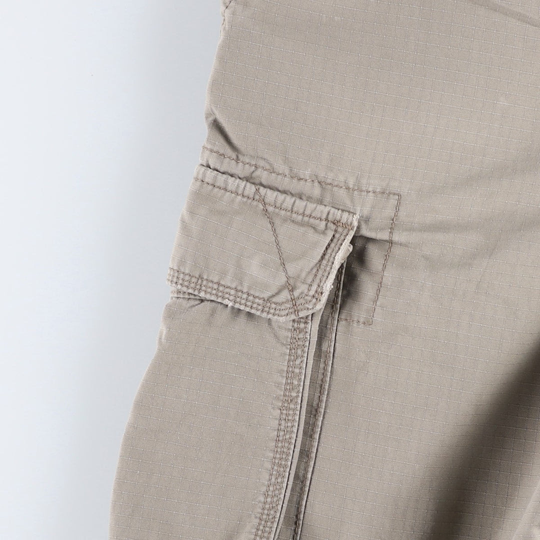 Ralph Lauren POLO by Ralph Lauren Ripstop Cargo Shorts, Men's Size W37 (approx.) cotton Beige type Vintage Second Hand