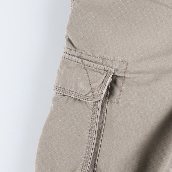 Ralph Lauren POLO by Ralph Lauren Ripstop Cargo Shorts, Men's Size W37 (approx.) cotton Beige type Vintage Second Hand