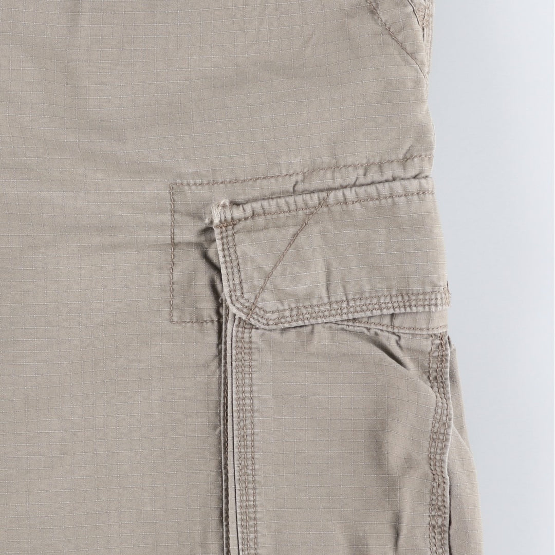 Ralph Lauren POLO by Ralph Lauren Ripstop Cargo Shorts, Men's Size W37 (approx.) cotton Beige type Vintage Second Hand