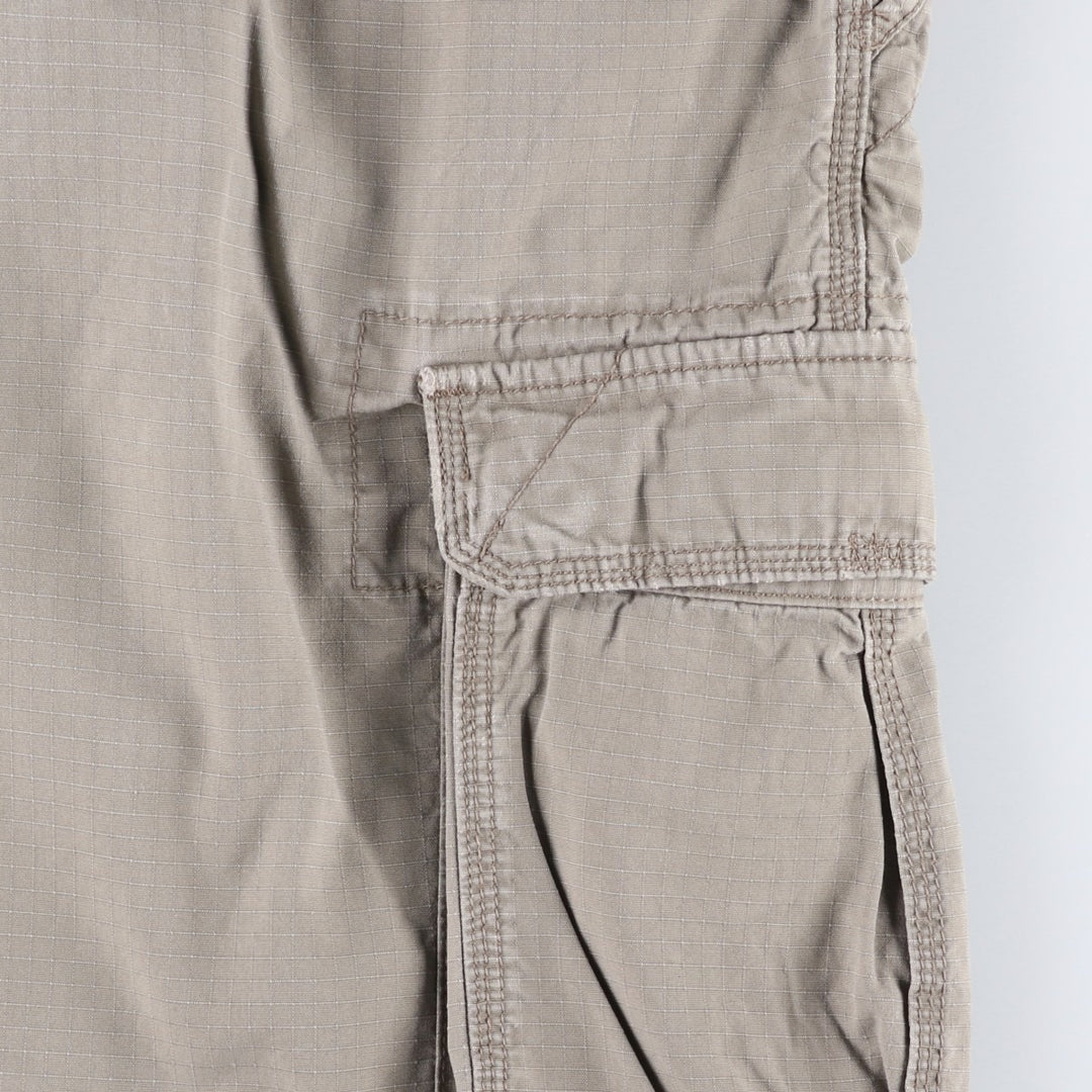Ralph Lauren POLO by Ralph Lauren Ripstop Cargo Shorts, Men's Size W37 (approx.) cotton Beige type Vintage Second Hand