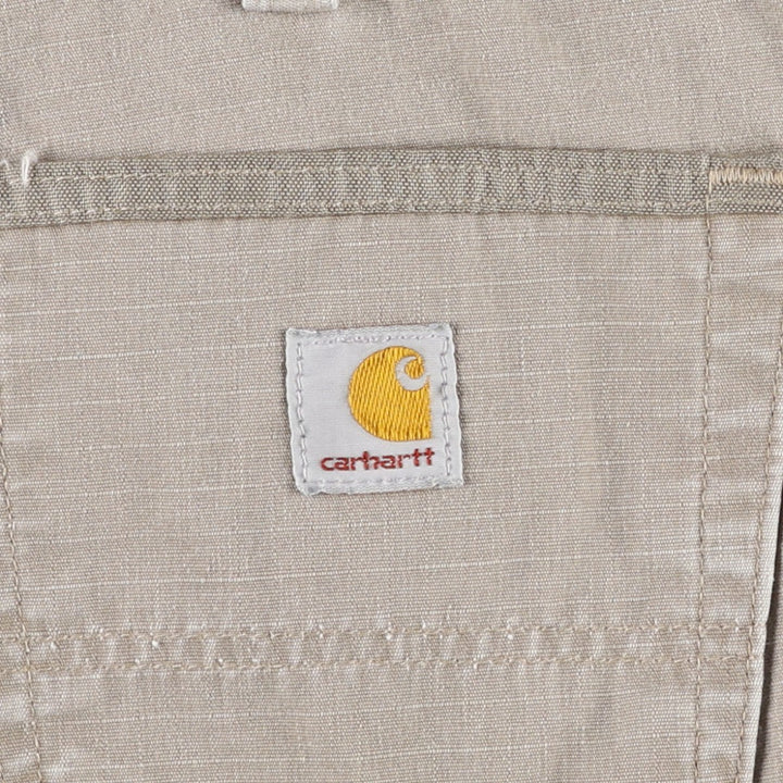 Carhartt Ripstop Cargo Shorts, Men's Size W34 (approx.) cotton Beige type Vintage Second Hand