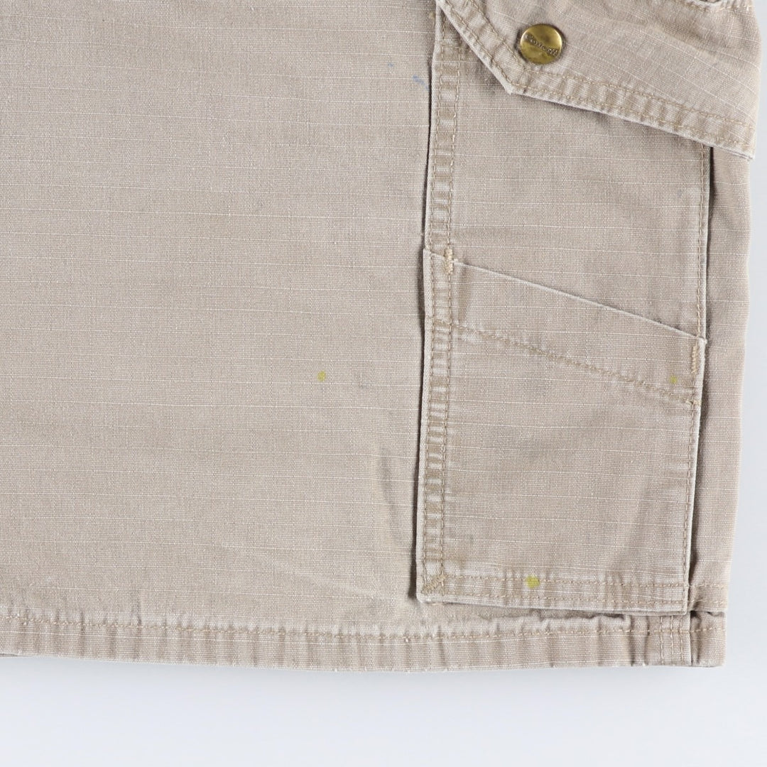 Carhartt Ripstop Cargo Shorts, Men's Size W34 (approx.) cotton Beige type Vintage Second Hand