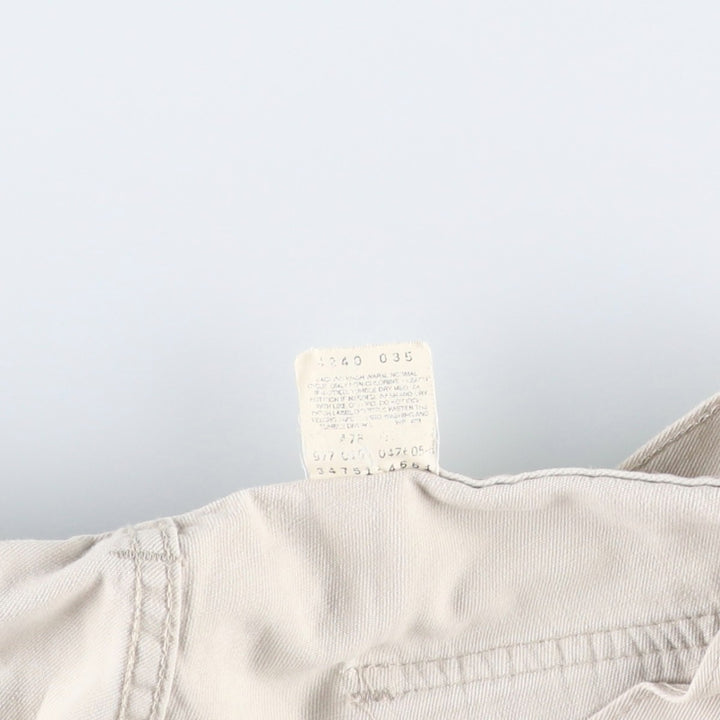 Levi's SILVER TAB Cargo Shorts, Men's Size W34 (approx.) cotton Beige type Vintage Second Hand