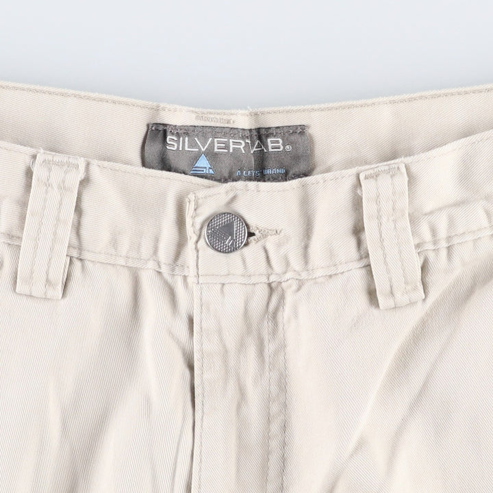 Levi's SILVER TAB Cargo Shorts, Men's Size W34 (approx.) cotton Beige type Vintage Second Hand