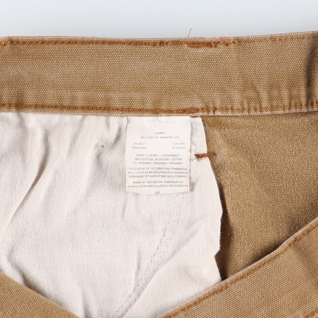 Dickies Duck Work Shorts, Men's, Size W38 cotton Beige type Vintage Second Hand
