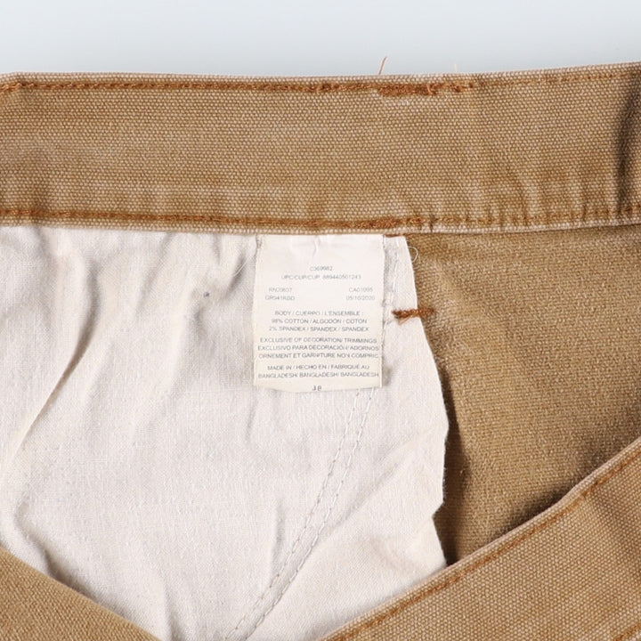 Dickies Duck Work Shorts, Men's, Size W38 cotton Beige type Vintage Second Hand