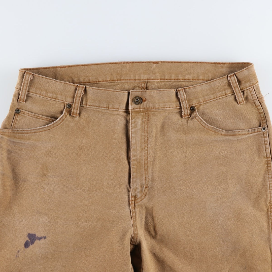 Dickies Duck Work Shorts, Men's, Size W38 cotton Beige type Vintage Second Hand