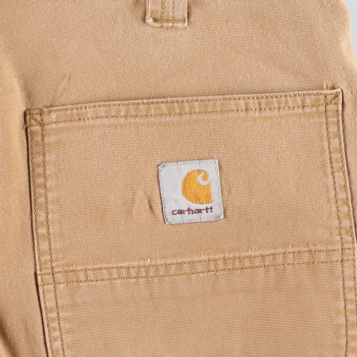 Carhartt Relaxed Fit Duck Painter Shorts, Shorts, Men's, W34 equivalent cotton Beige type Vintage Second Hand