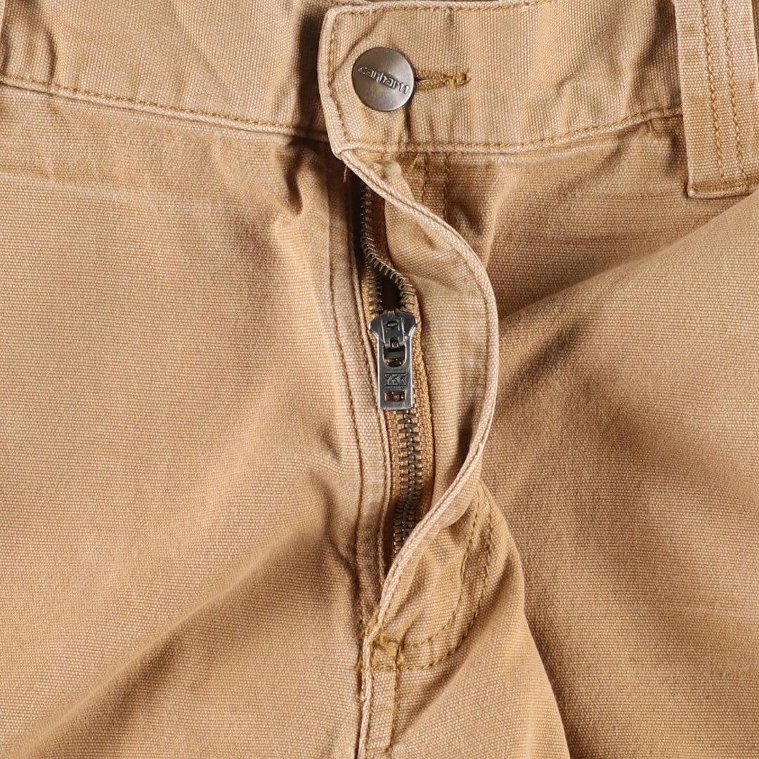 Carhartt Relaxed Fit Duck Painter Shorts, Shorts, Men's, W34 equivalent cotton Beige type Vintage Second Hand