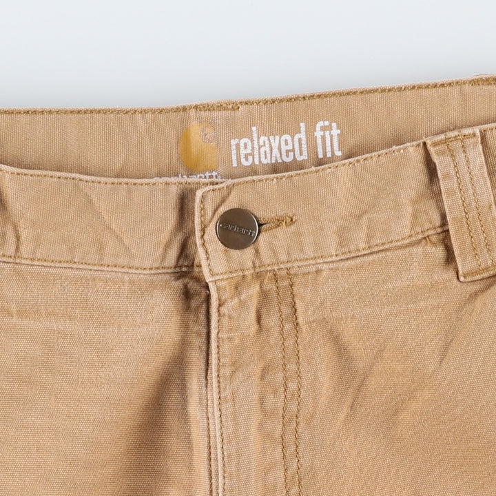 Carhartt Relaxed Fit Duck Painter Shorts, Shorts, Men's, W34 equivalent cotton Beige type Vintage Second Hand