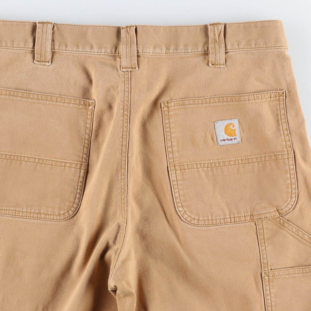 Carhartt Relaxed Fit Duck Painter Shorts, Shorts, Men's, W34 equivalent cotton Beige type Vintage Second Hand