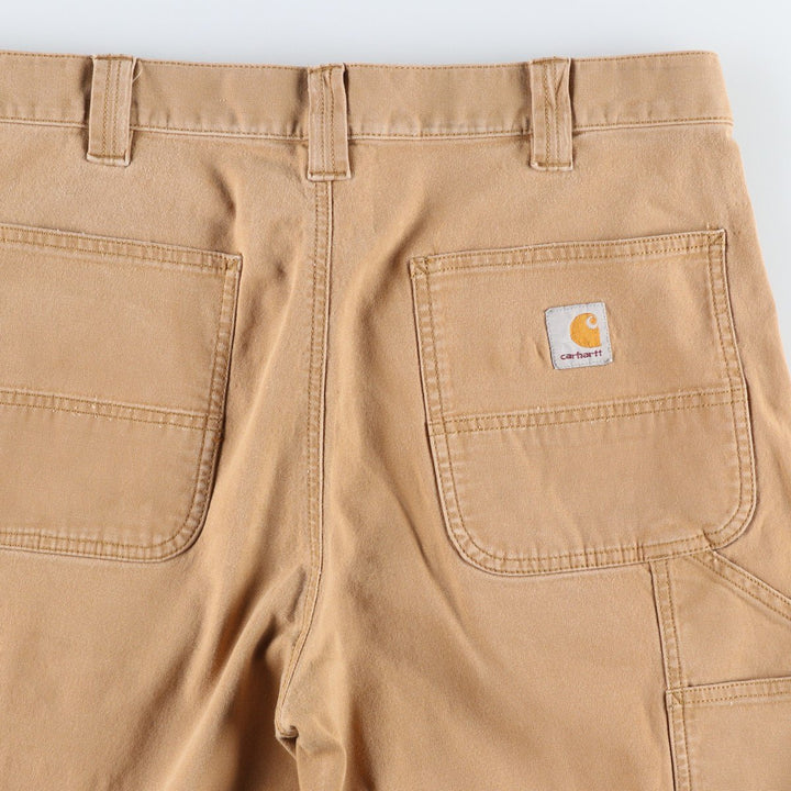 Carhartt Relaxed Fit Duck Painter Shorts, Shorts, Men's, W34 equivalent cotton Beige type Vintage Second Hand