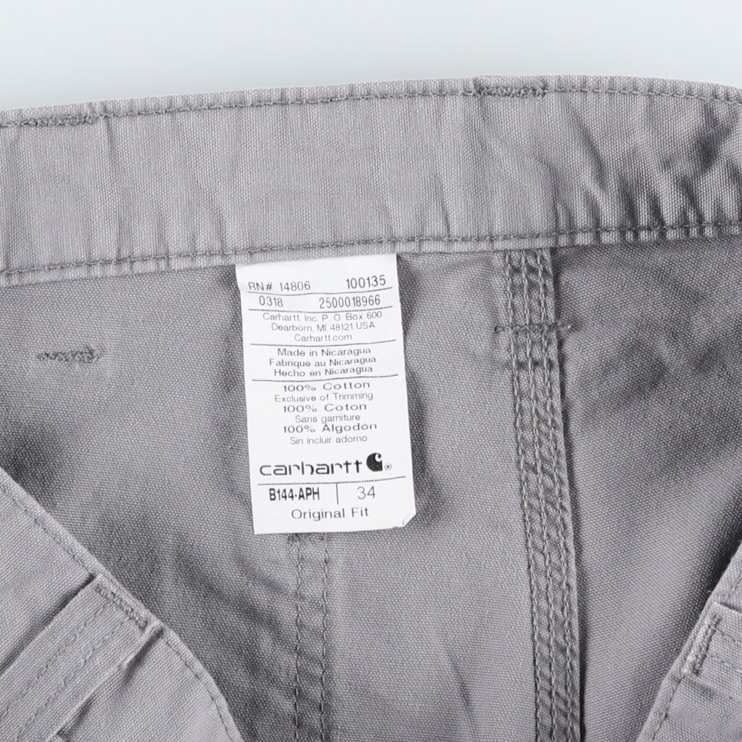 Carhartt Duck Painter Shorts, Shorts, Men's, W34 equivalent cotton gray type Vintage Second Hand